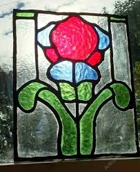 stained glass window art nouveau 1895