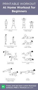 Pin De Bill Griffin En Exercise Chart Beginner Workout At