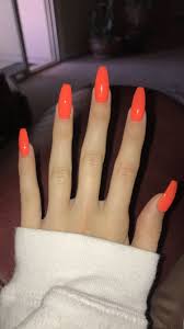 The coffin nail shape is stylish and trendy. 8 Pretty Summer Acrylic Nail Color Ideas For 2019 Entertainmentmesh