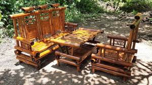 bamboo sofa and table bamboo furniture