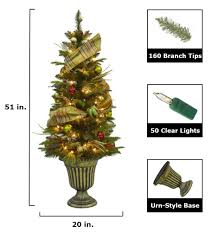 Artificial Christmas Tree Size Chart And Features
