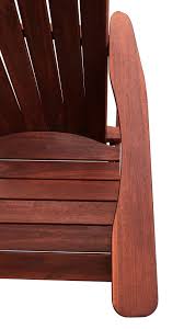 mainstays wood outdoor adirondack chair