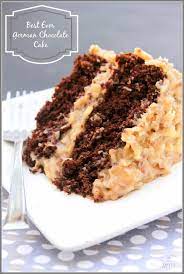 Best Ever German Chocolate Cake gambar png