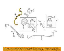 Toyota Oem 07 11 Camry Power Steering Pump Upper Return Line Hose 4440606171 Ebay
