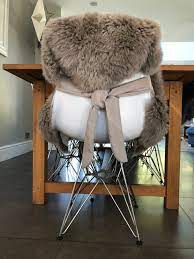 Grey Sheepskin Rugs For Chairs For