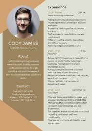 Browse senior accountant resume samples and read our guide on how to write a senior accountant resume. Online Senior Accountant Resume Template Fotor Design Maker