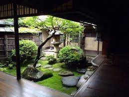 Japan Kyoto Sumiya Inside Garden