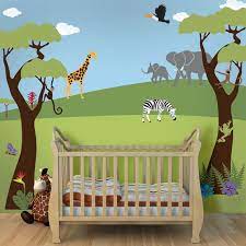 Jungle Wall Mural Stencil Kit For Baby