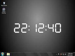 Clock In Windows 7 Desktop 3003136