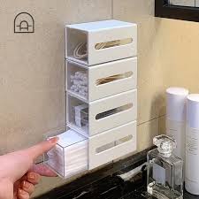 punch free wall mounted storage box for