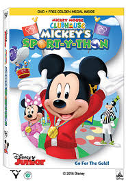 ding dong a handy helper opens the door and the rest of the disney junior gang walk in manny: Mickey Mouse Clubhouse Mickey S Sport Y Thon Dvd Daynah S First Impressions The Geek S Blog Disneygeek Com