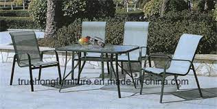 hotel outdoor dining sets pvc rattan