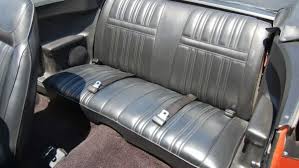 Seat Cover Rear Black 1970 Coronet