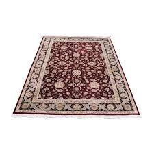 claret patterned area rug