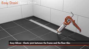 linear shower drain installation easy