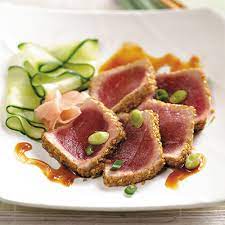 seared ahi tuna with sesame ginger