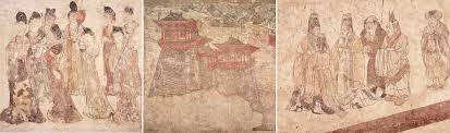 tang dynasty murals showcased at