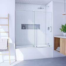 Semi Frameless Sliding Tub Door