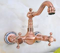 Want to shop bathroom vanities nearby? Bathroom Accessories Fittings Antique Red Copper Dual Handles Bathroom Vanity Basin Sink Faucet Hnf252 Home Furniture Diy Lugecook Com Br