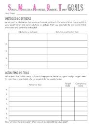 Template From The Budget Mama Free Printable Goal Charts For Adults