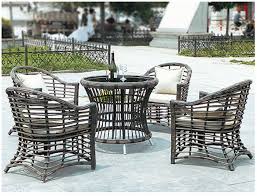 Cane Style Outdoor Wicker Coffee Set