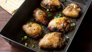 basic baked en thighs thecookful