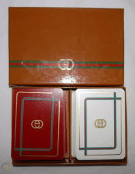 Check spelling or type a new query. Vintage Gucci Playing Cards Two Decks Gin Rummy Excellent Condition In Box Nr 1837698789