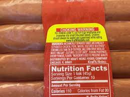 hot dogs minus added nitrites