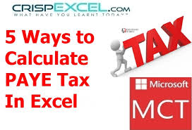 7 ways to calculate paye tax in excel