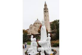 Vandalized Mary Statue