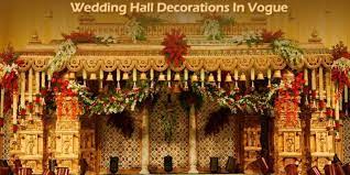 wedding hall decoration styles