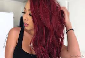 This style features layered hair with vibrant red highlights. 30 Best Dark Red Hair Color Ideas 2021 Pictures