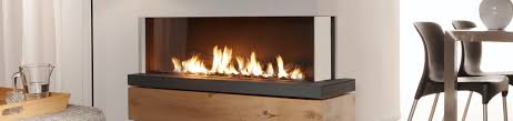 double sided fireplaces modern design