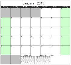 free excel calendar template yearly