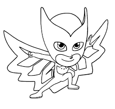 Owlette coloring page coloring pages for kids owlette with pj masks coloring book fabulous. Owlette Coloring Pages Coloring Home