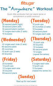Workout Plan Workout Posters
