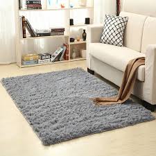 fluffy plush area rug anti skid super