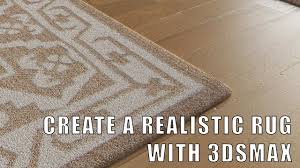 generic rug or carpet with 3dsmax
