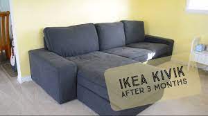 our ikea kivik after 3 months you