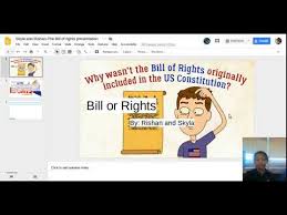 Skyla And Rishan The Bill Of Rights Presentation Google Slides