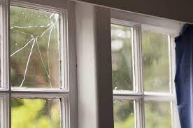 how to seal and fix a ed glass window