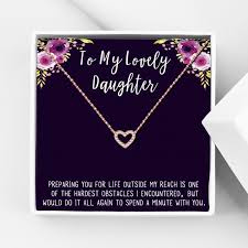 Get it as soon as tomorrow, jun 17. Anavia Anavia Daughter Gift Daughter Necklace Jewelry Gift Gift For Daughter Birthday Gift Christmas Gift For Her Heart Necklace With Wish Card Rose Gold Walmart Com Walmart Com