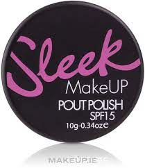 sleek makeup pout polish spf15 lip