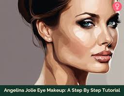 angelina jolie eye makeup a step by
