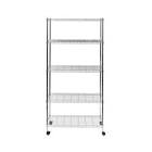 Vancouver 5-TIER STEEL WIRE SHELVING WITH WHEELS, 30