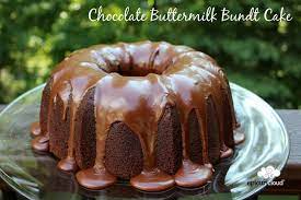 Chocolate Buttermilk Bundt Cake gambar png