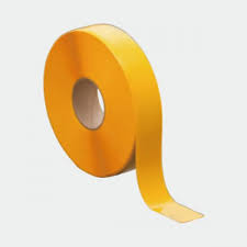 yellow floor marking tape 75mm wide and