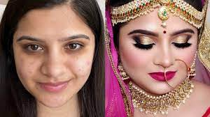indian bridal makeup for acne e