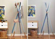 Concrete diy projects industrial decor kitchen coat hanger concrete diy diy decor wood diy wood and concrete hiba hall stand : 15 Diy Coat Rack Ideas That Are Easy And Fun