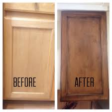 With a clean cloth and solution of water and detergent, clean your cabinet surfaces of dirt and grease that is typically found on kitchen surfaces. Pin By Jodi Schlosser On Diy Builder Grade Kitchen Refinishing Cabinets Refinish Kitchen Cabinets